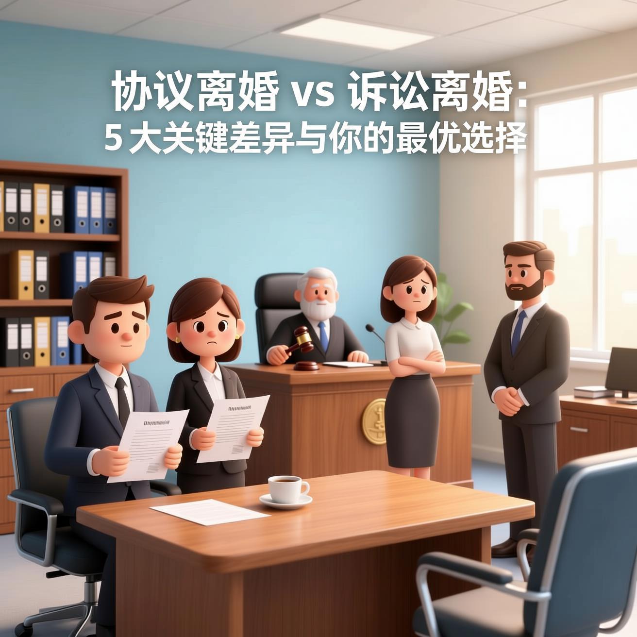 协议离婚 vs 诉讼离婚：5大关键差异与你的最优选择